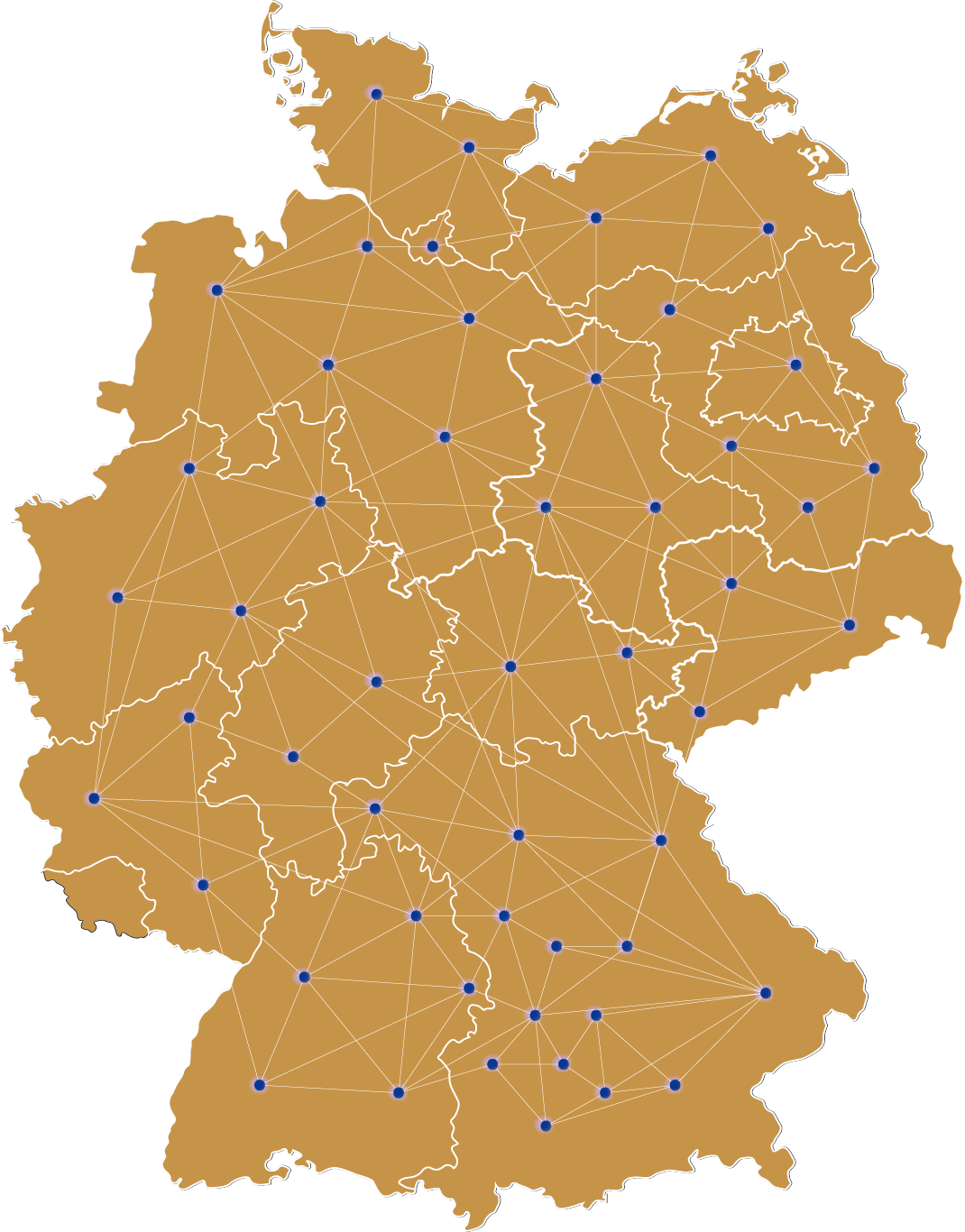 Karte Deutschland — CENTUS Prime Partner-Netzwerk